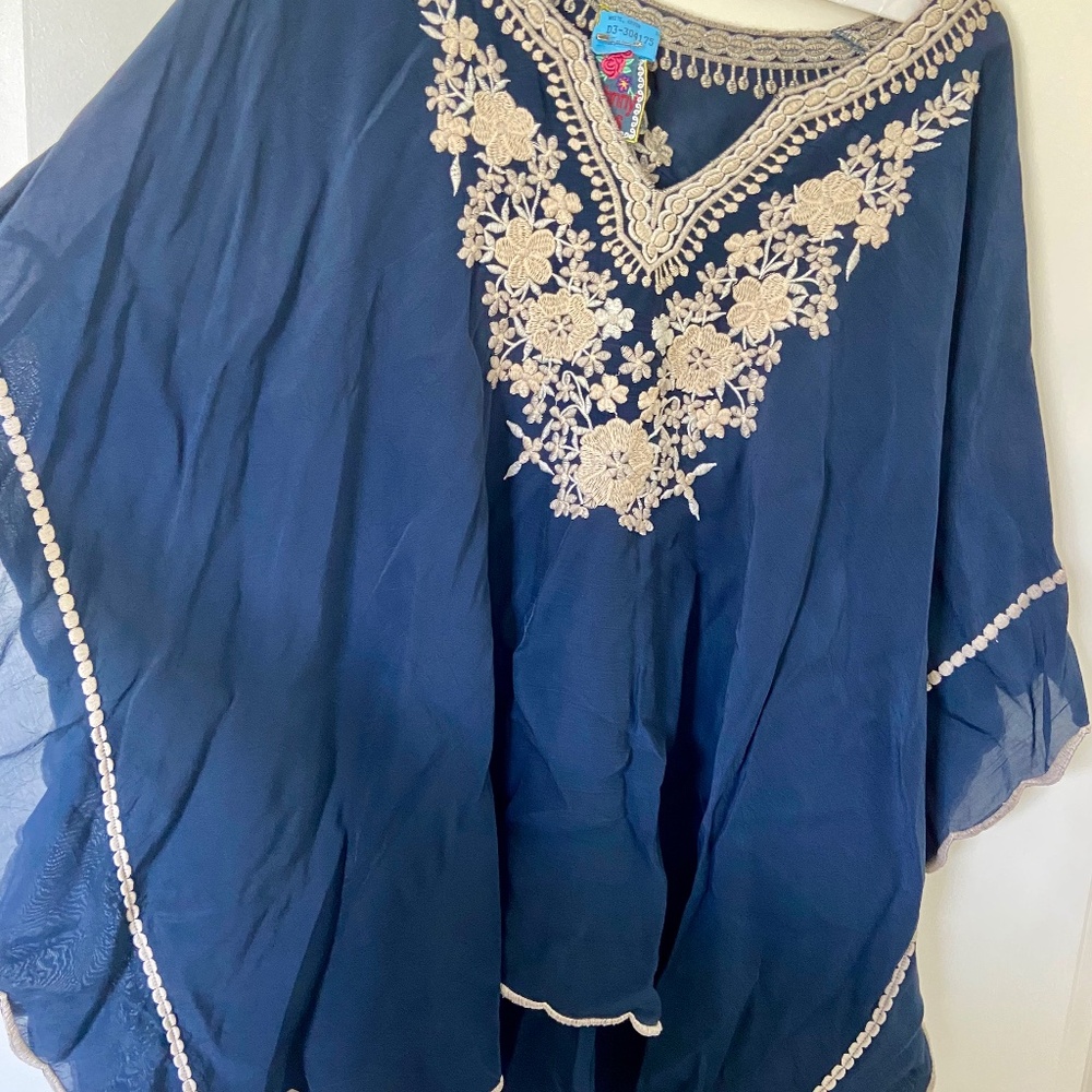 Johnny Was kaftan blouse